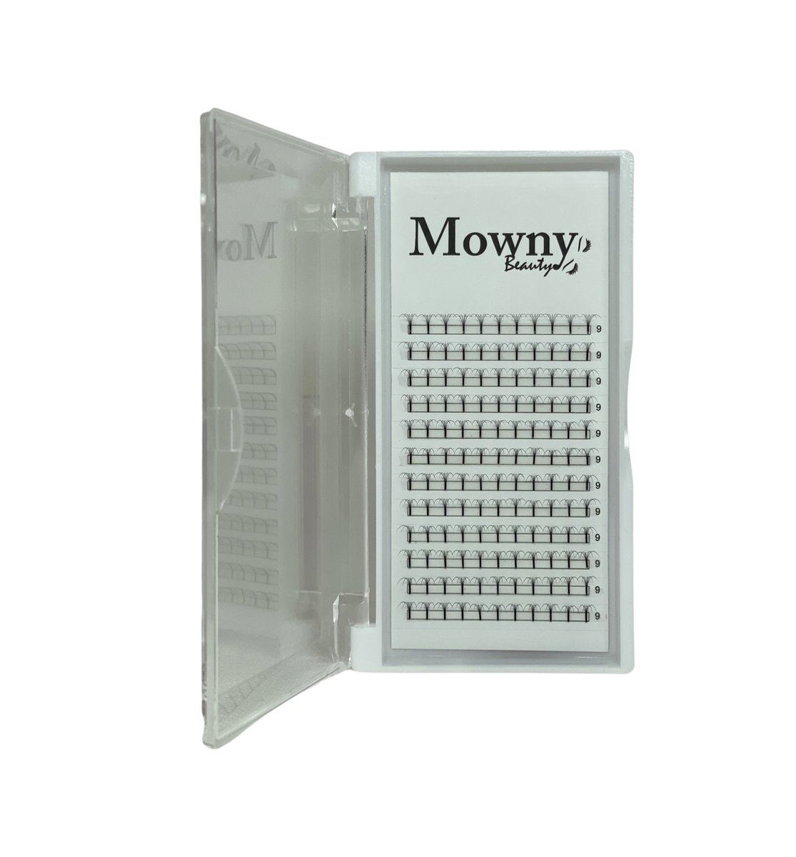 Mowny Beauty - Wimperextensions - 5D Premade Fans - 9mm 0,07mm D-krul - Natuurlijke Wimperextensions - Russisch Volume