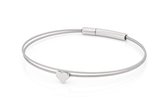 CLIC by Suzanne - Thinking of You - Zilver - Dames Hartjes Armband