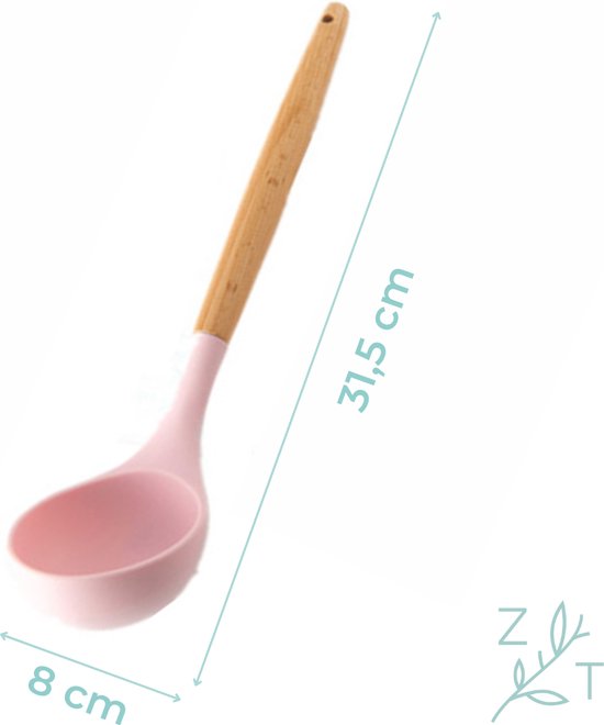 Louche Bois Silicone 31cm - Ma Cuillère