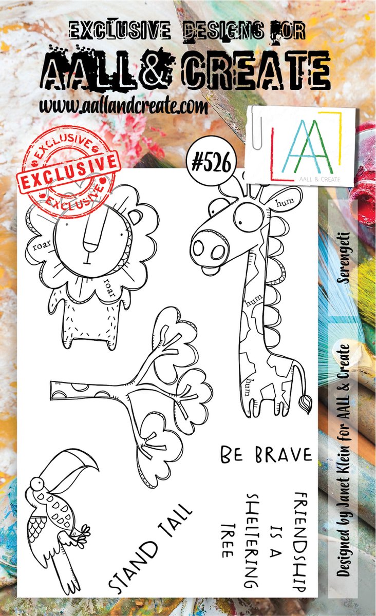 AALL & Create Stamp Serengeti AALL-TP-526 15x10cm