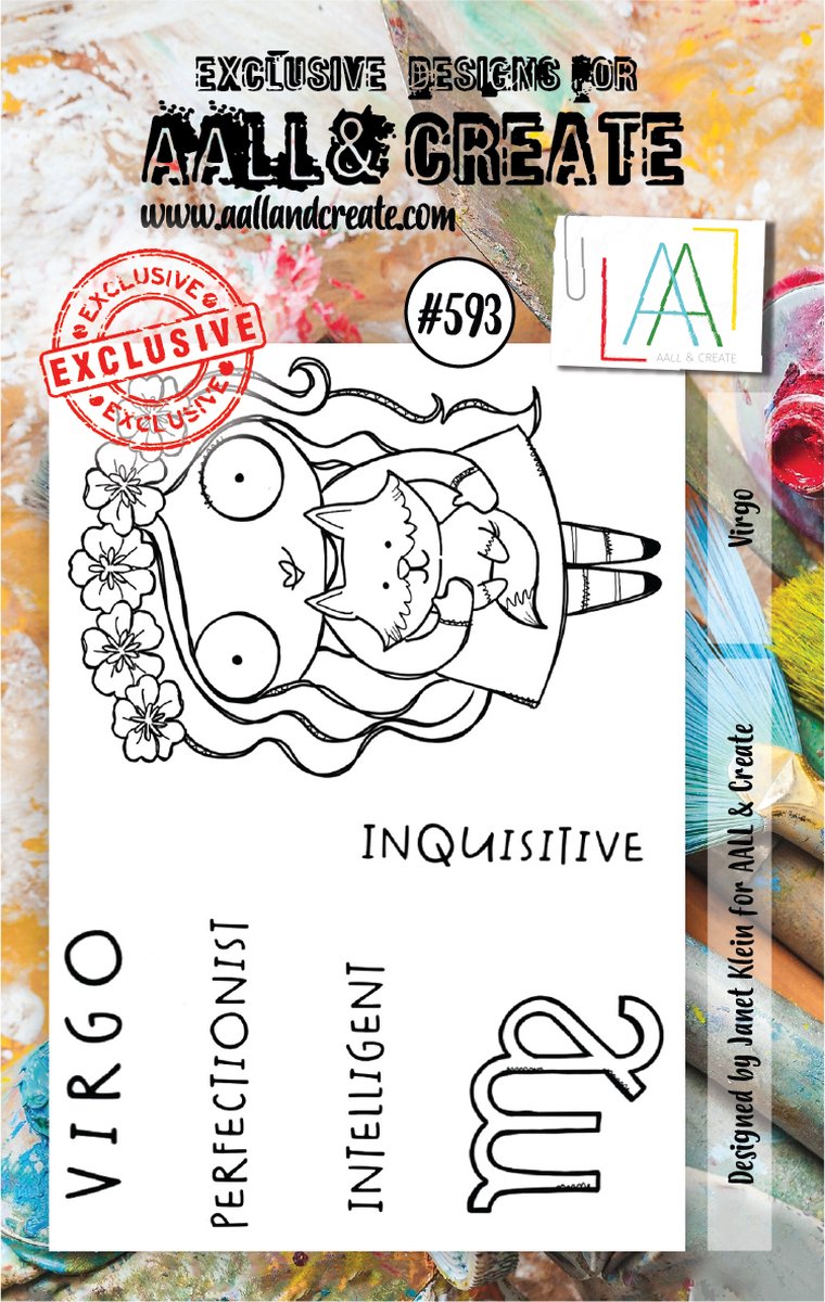 AALL & Create Stamp Virgo AALL-TP-593 7,3x10,25 cm