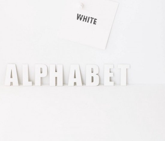 Groovy Magnets Alphabet White