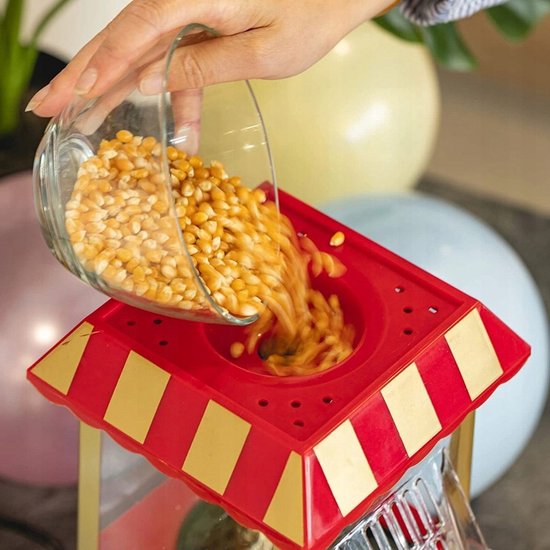 KESSER® Popcorn Machine 800 Watt | Popcorn Maker 5,5 liter met deksel en antiaanbaklaag inclusief afneembare bakplaat en Maatbeker, Roze KESSER® Popcorn Machine 800 Watt | Popcorn Maker 5,5 liter met deksel en antiaanbaklaag inclusief afneembare bakplaat en Maatbeker, Roze