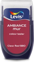 Levis Ambiance - Kleurtester - Mat - Clear Red B80 - 0.03L