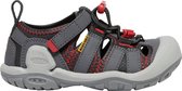 Keen Knotch Creek Sandales pour femmes pour jeune Kids Aimant/Tapis rouge | Gris | Nylon | Taille 30