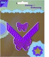 Joy - cutting & embossing - 6002-0040 - mery vlinder hoek