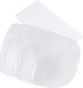 Parkside Reservemaskerset voor lashelm - Rond - Geschikt voor de automatische lashelm met geïntegreerde LED van Parkside ( Zwart met vlammen) - Bestaande uit 2 voorzetmaskers en 1 achtermasker - Risicoclassificatie: PBM