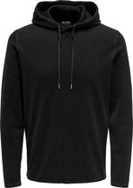 Only & Sons Trui Onsgarson Hood Knit 22021016 Black Mannen Maat - XXL