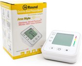 Luxe Bloeddrukmeter voor de Bovenarm – In Round – Inclusief Opbergtas – Bloeddrukmeters – Bloeddruk en Hartslag Meter – Hartslagmeter – Bloeddrukmonitor – Blood Pressure Monitor