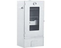 vidaXL BBQ-rookoven met 1 kg houtsnippers 44.5x29x83 cm