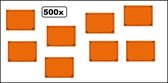500x Placemats papier Designs oranje - place mate diner restaurant eten placemate