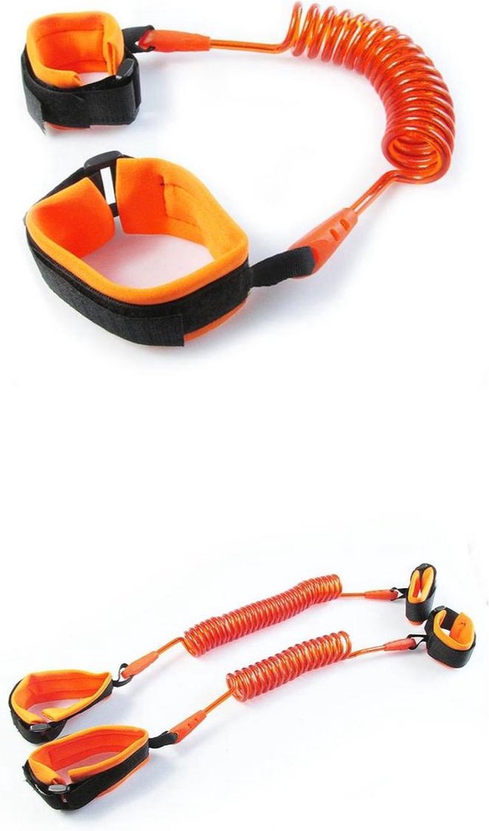 *** Polstuigje 360 Oranje - Polsband/Kind - Veilig Onderweg - van Heble® *** van Heble® — afbeelding 4