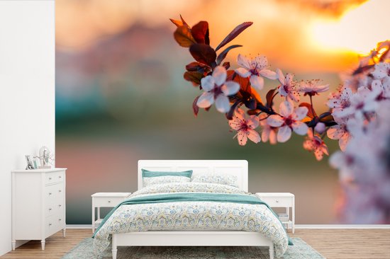 Papier peint photo peint vinyle - Fleur de presque largeur 450 cm x hauteur 300 cm - Tirage photo sur papier peint (disponible en 7 tailles)