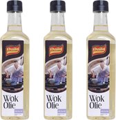 Daily® | 3x500ml Wokolie | Stir-Fry Oil | plantaardig | wokken en roerbakken