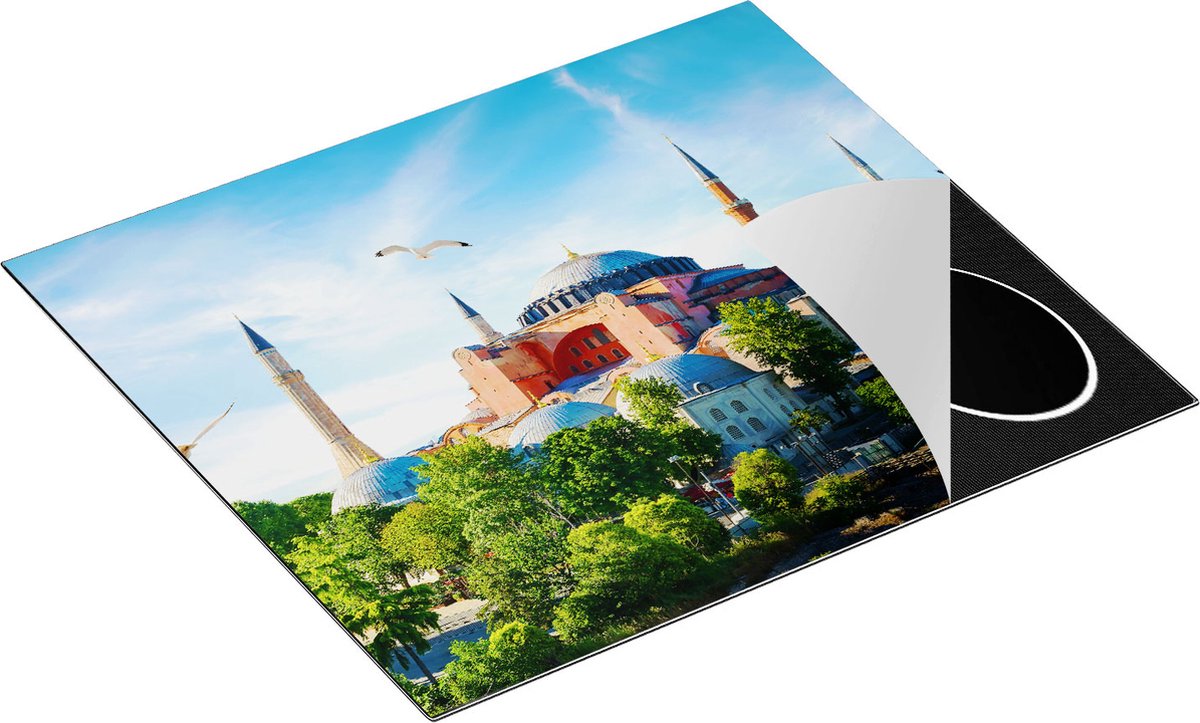 Chefcare Inductie Beschermer Hagia Sophia Moskee in Istanbul - 57,6x51,6 cm - Afdekplaat Inductie - Kookplaat Beschermer - Inductie Mat