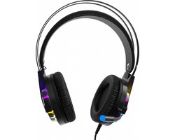 BasicTeQ: INCA IGK-TX12 Lapetos Series Gamıng Headset, Koptelefoon 7.1 Surround RGB Led Functional Control Vibration PS/Xbox/PS5.