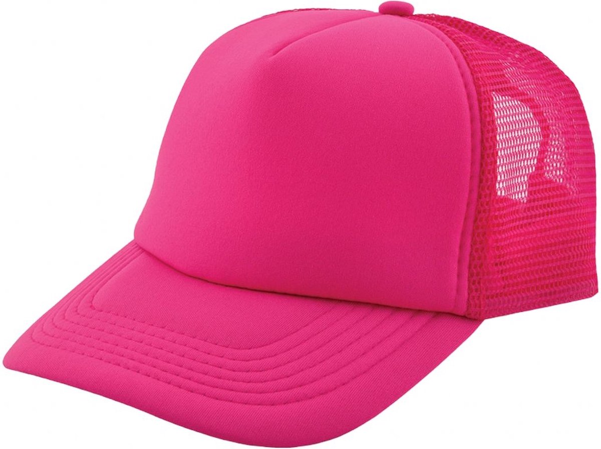 Trucker Cap Volwassenen - 5 Panel - Roze