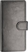 Hoesje Geschikt voor iPhone X - Portemonnee hoesje booktype wallet case Zwart