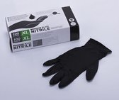Heva Nitril Wegwerp Handschoenen Ongepoederd - XL - 100 Stuks - Zwart