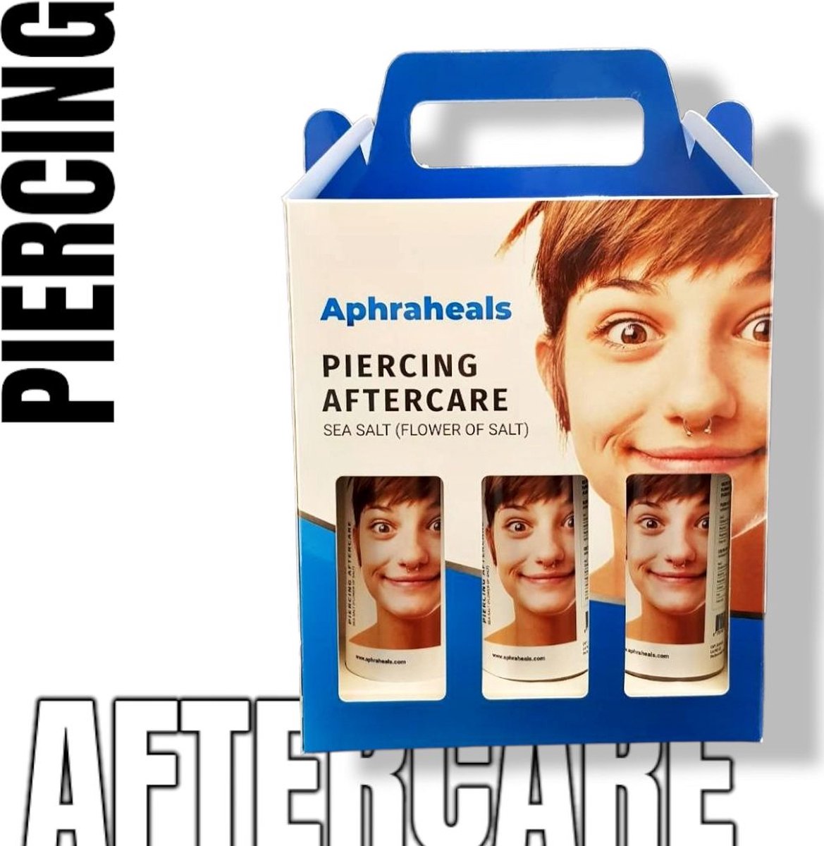 Aphraheals - Piercing Nazorg - Spray - Set van 3