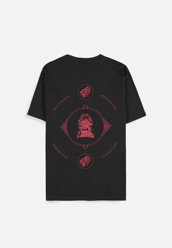 Game Of Thrones - House Targaryen - House Of The Dragon Dames T-shirt - 2XL - Zwart