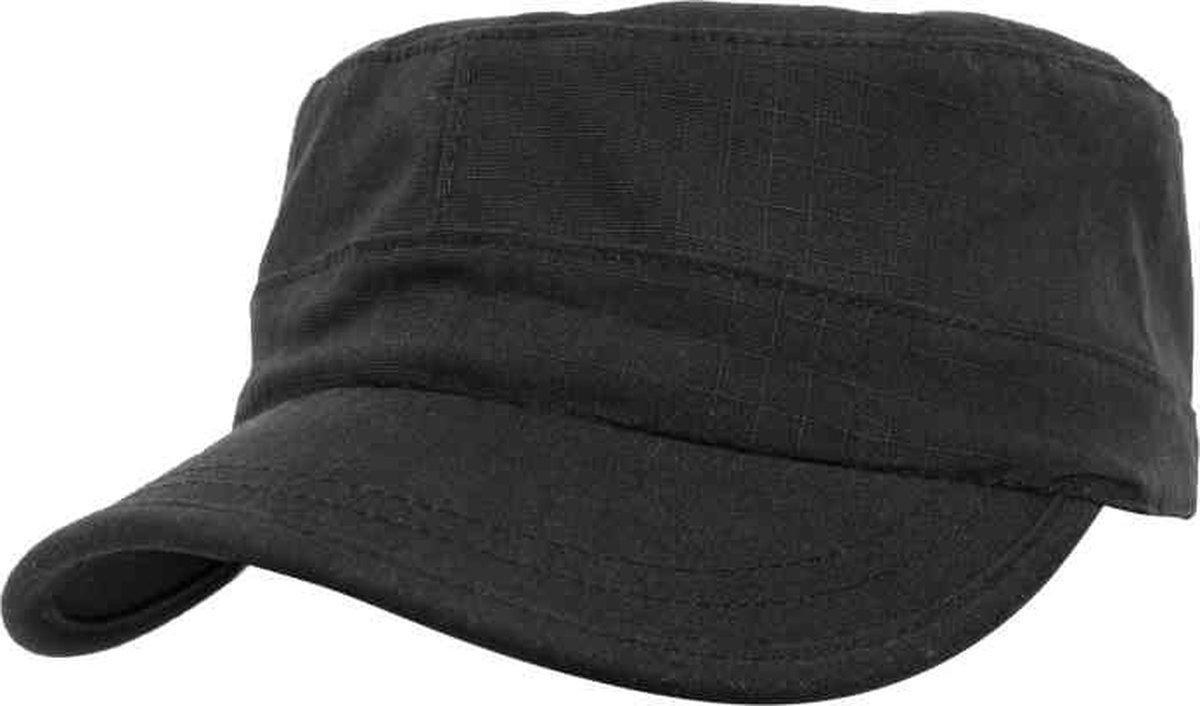 Urban Classics Pet Top Gun ribstop Zwart