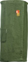 ARTG® Towelzz - Sauna Kilt - Dames - met Klittenband - Legergroen - Army Green - ( Borstomvang tot 150 cm )