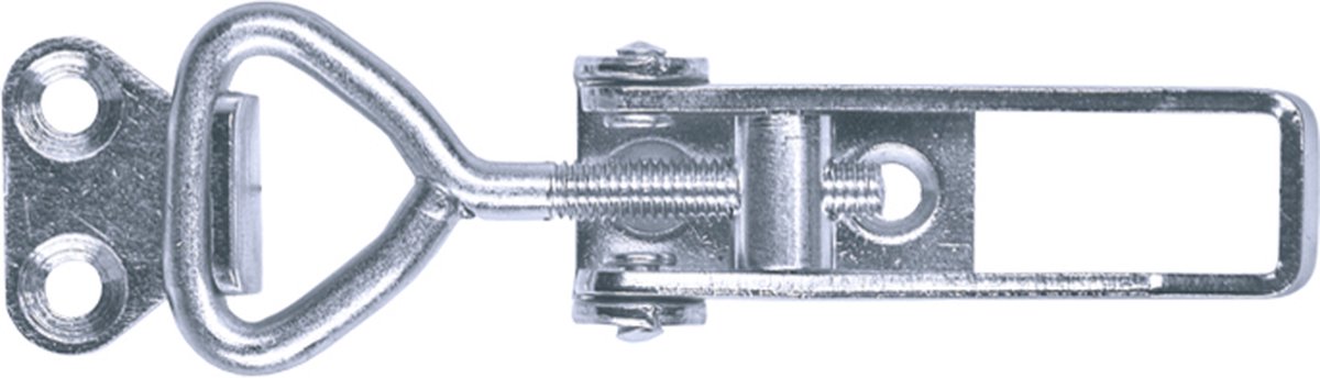 GOEBEL® - 10 x Excenter sluiting RVS A4 701 S incl. Tegenhaak – Blindklinknagelgat 4,3 mm - Verstelbaar - 5544512744- Kistsluiting – Spansluiting - Premium kwaliteit - Inclusief Tegenstuk