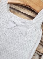 Mac Ilusion 8460, wit- baby pakje- zomer pakje- mouwloos pakje- romper- gebreid pakje