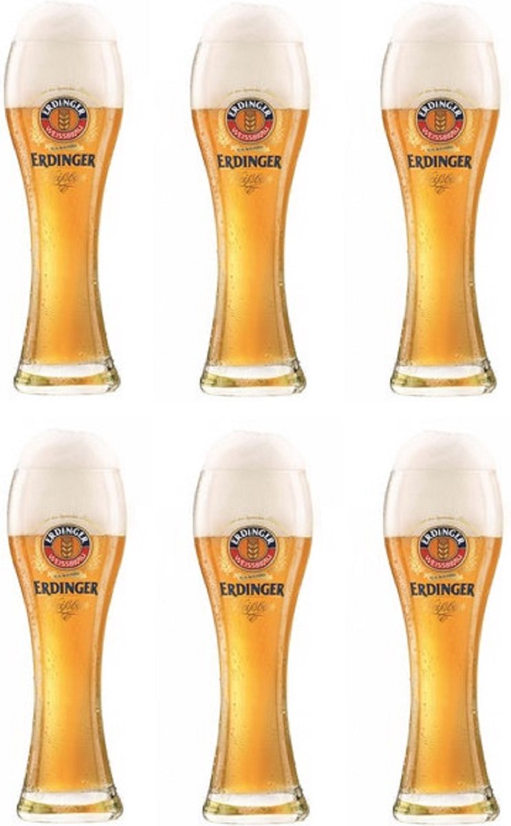 Erdinger Bierglazen 330 ml - 6 Stuks