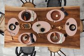 Napperons de table ovales - Sets de table - Sets de table ovales - Rose - Palette - Ancien - 8 pièces