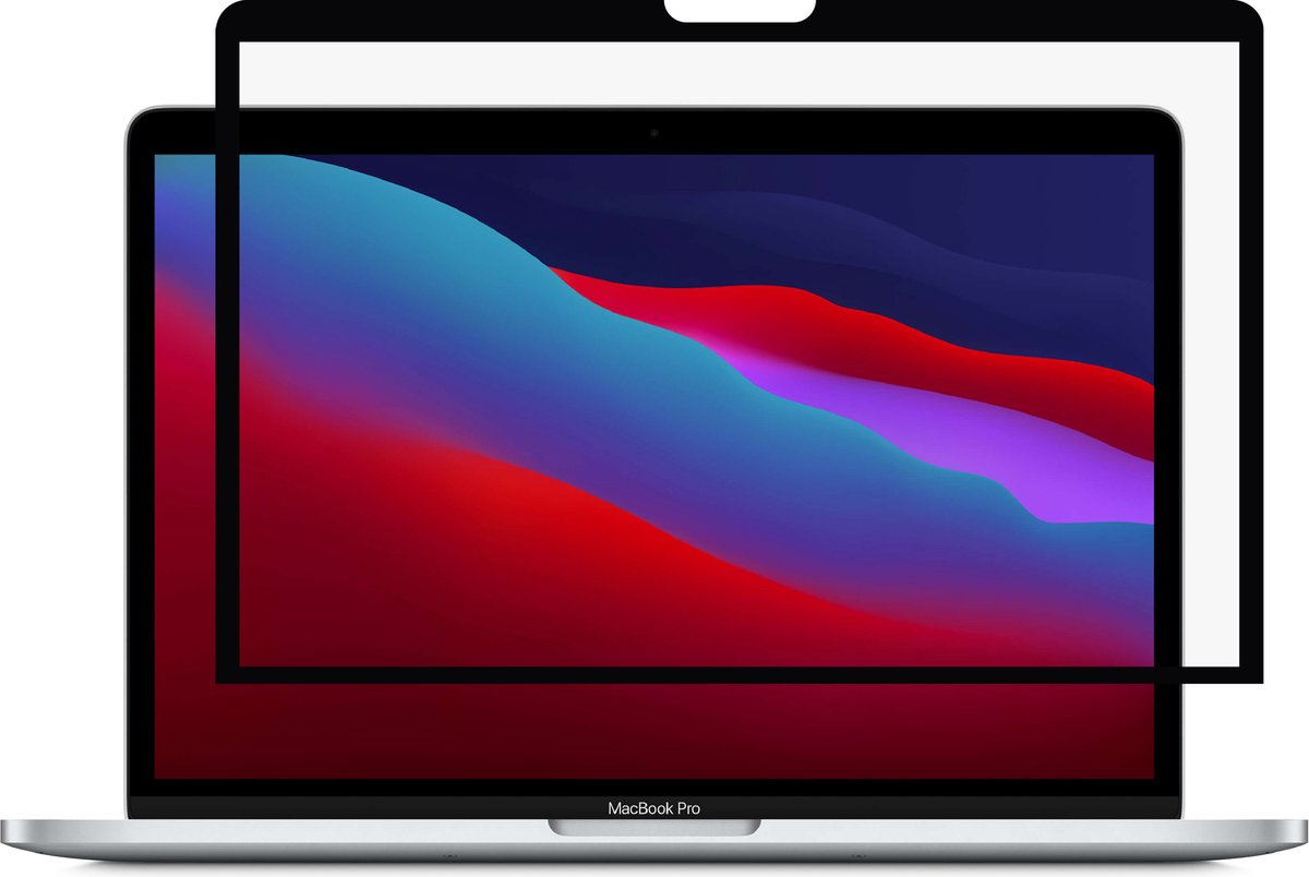 GrizzlyCoat - Screenprotector geschikt voor Apple MacBook Pro 13 Inch (2020-2022) | GrizzlyCoat Screenprotector Anti-Glare Folie - Case Friendly - Zwart