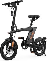 Bol.com *SINT DEAL* IZINQ H1 - fiets / vouwfiets / Elektrische scooter - 14" luchtbanden - lithium 10.0Ah 36V - Zwart/Oranje - 2... aanbieding