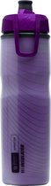 BLENDERBOTTLE - Violet - 710ml INSULATED Hydration / water Halex Sports bidon - Speciale wielrenbidon met uniek mondstuk. Drink vanuit iedere richting.