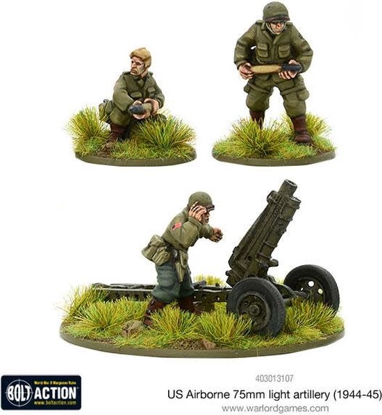 Thumbnail van een extra afbeelding van het spel US Airborne 75mm light artillery (1944-45)