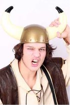 4x stuks carnaval verkleed artikel Viking helm volwassenen - Verkleedkleding hoeden accessoires