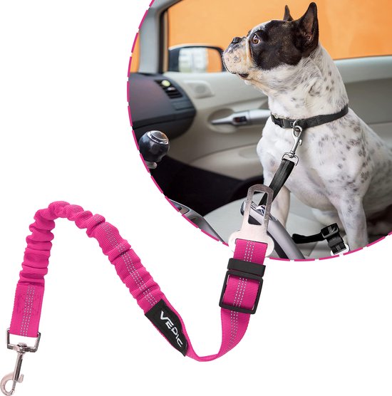 VEDIC® - Autogordel hond roze