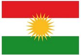 Vlag Koerdistan stickers