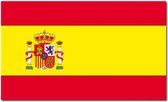 Luxe vlag Spanje met wapen