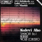 Manfred Gräsbeck, Lahti Symphony Orchestra, Osmo Vänskä - Aho: Symphony No.1/Violin Concerto (CD)
