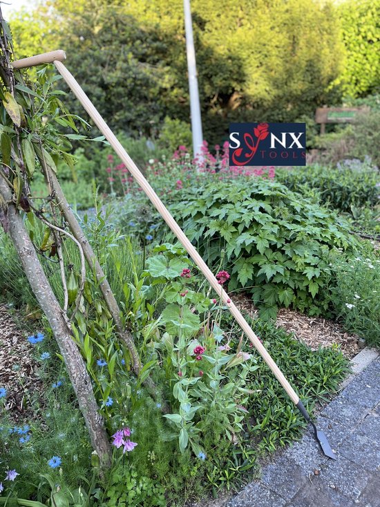 Synx Tools Rechte Schoffel 20 cm - Onkruidbestrijding / Onkruidverwijderaar - Schoffels - 160 cm steel met Hilt - Hark - Onkruidbestrijding van Synx Tools — afbeelding 4