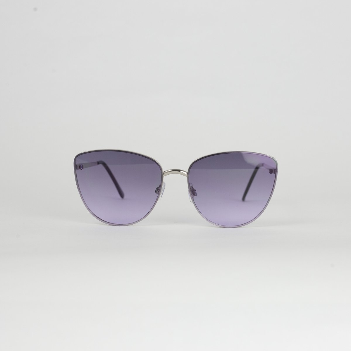 Goudkleurige cat eye zonnebril | Dames/unisex | roze lens