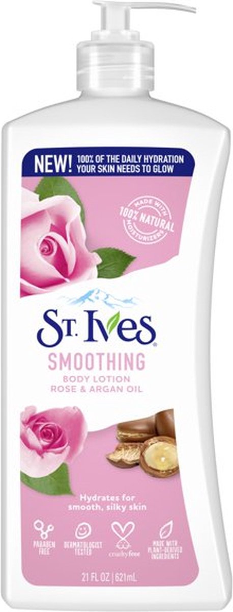St. Ives Smoothing Body Lotion - Rose & Argan Oil 621ml