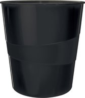 Papierbak leitz wow 15 liter zwart | 1 stuk | 6 stuks