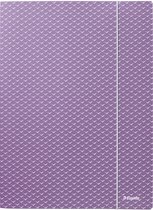 Esselte Colour'Breeze Kartonnen A4 3-Klepsmap - Lavendel - 3 Stuks