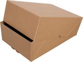 Boîte prête à l'emploi CleverPack A4 - 307x220x108mm pour 1000 feuilles - marron 10 pièces