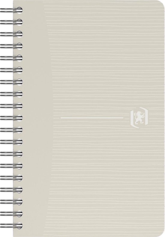Oxford cahier à spirale, A6, quadrillé 5 mm, assortis 