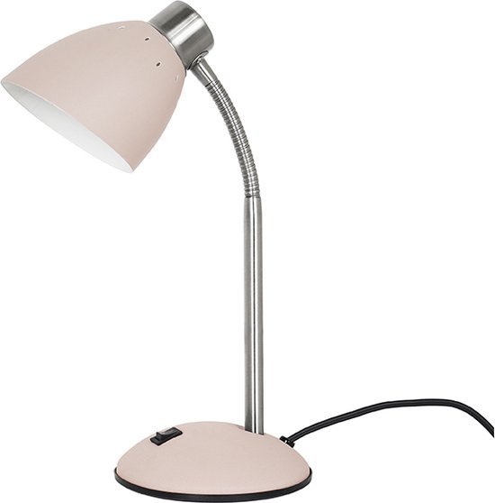 Leitmotiv Lampe de table - Lampe de bureau Dorm rose mat - métal | bol