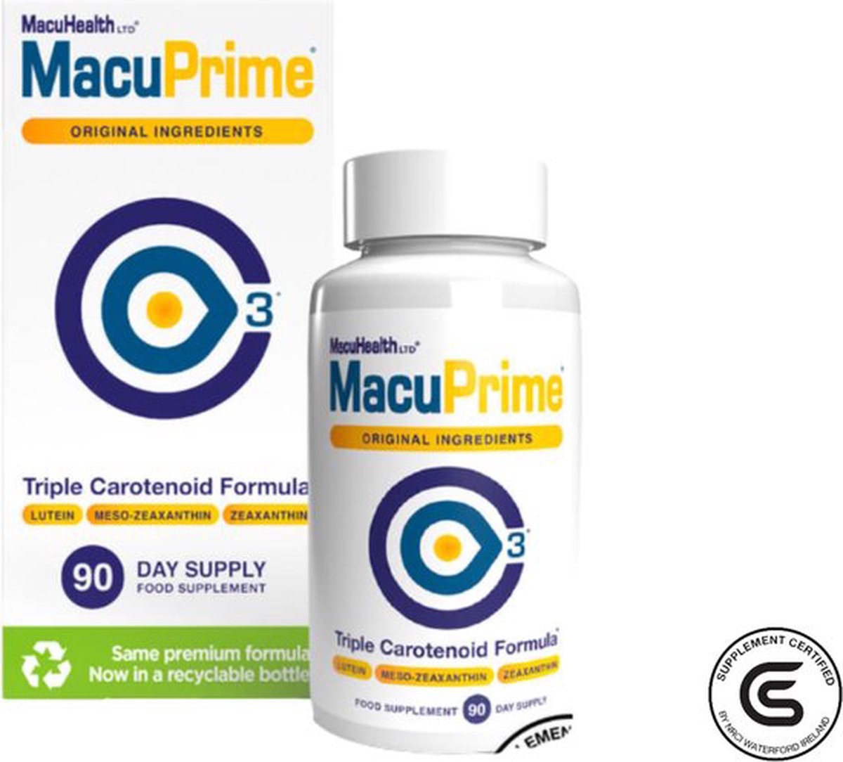 MacuPrime 90 capsules voedingssuplement