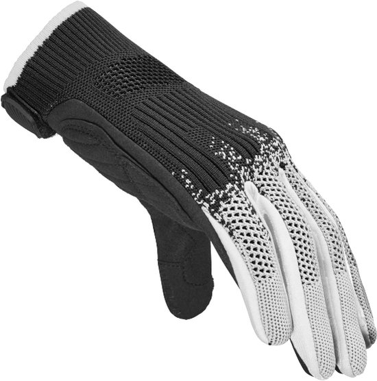 SPIDI X-KINT Motorradhandschuhe – Schwarz, Größe M, Gestrickter Rücken, Touchscreen-kompatibel
